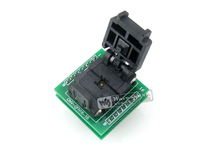 QFN16 TO DIP16 # MLF16 MLP16 Plastronics QFN IC Programming Adapter Test Burn-in Socket 3 * 3 mm 0.5 Pitch + Free Shipping