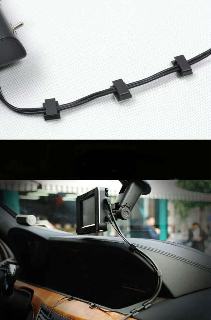 Zuczug-ケーブルクリップ,20個,車のウォールクリップ,ケーブルワインダーオーガナイザー,ワイヤー管理,ドロップコード,tifixer,デスク用