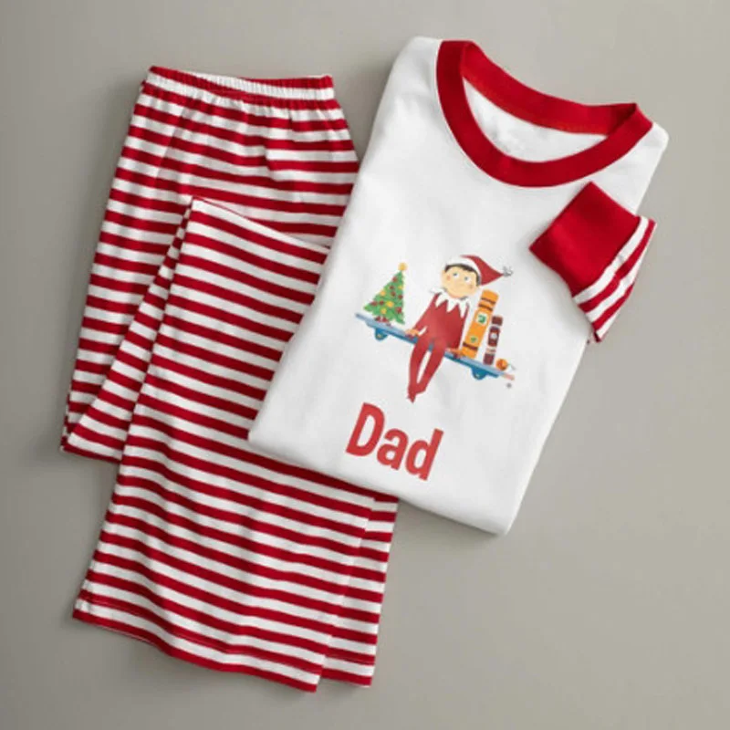 Christmas Pajamas Family Look Father Son Matching Clothes Kids Warm Long Sleeve Sleepwear Matching Mother And Daughter Clothes