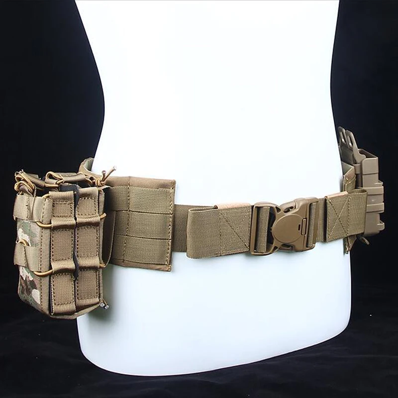 

New tactical molle belt Function military Tactic climb Waist Seal More Function Man Other Belt MOLLE Load Belt Waist Bring