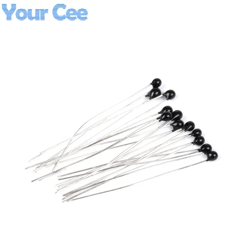 100pcs/50pcs Thermistor NTC MF52 103 3950 10K 100K B Value 3950k 5% 3% MF52A103H3950 Thermal Resistor Temperature Sensor