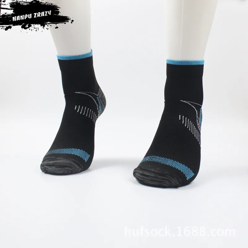 Chaussettes de sport à compression à la cheville pour hommes, confortables, mode yoga, fitness, protection contre les entorses, chaussettes de pression, pieds élastiques en nylon