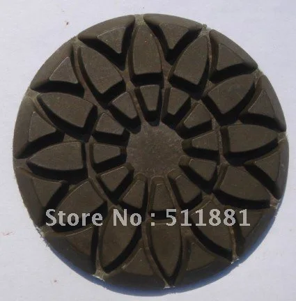 

3'' dry and wet Lotus shape polishing pad for concrete FREE shipping |install in NCCTEC L357,M3,L4480,L4580,L4680 floor polisher