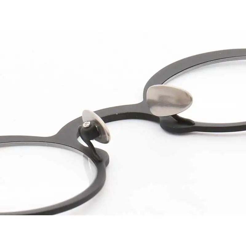 Retro Women Round Eyeglass Frame Men Optical Glasses Frames Pure Titanium Fashion Metal Light Prescription Spectacles Gold Red