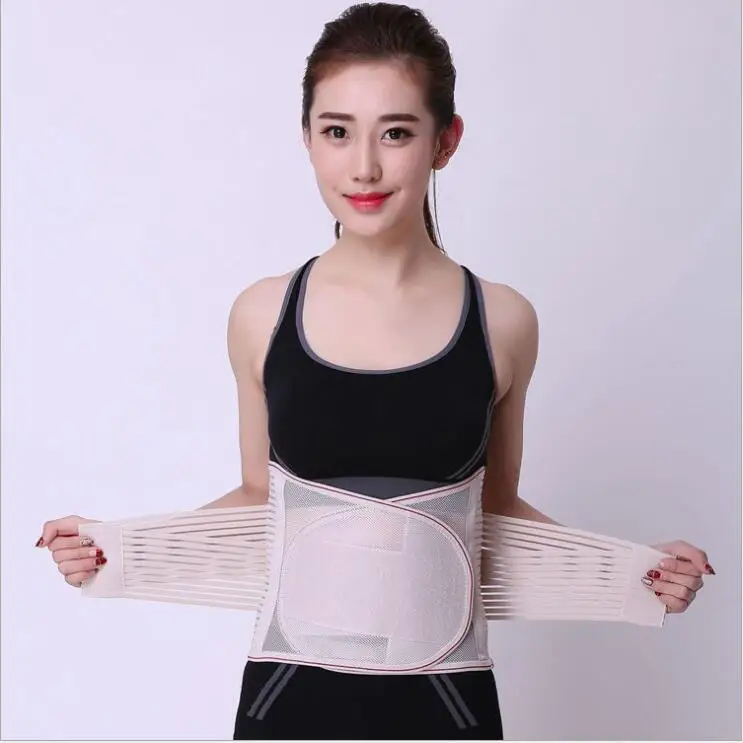 5XL Men Women Neoprene Lumbar Waist Support Trimmer Unisex Exercise Weight Loss Back Brace Support Belt Men Medical Corset Back