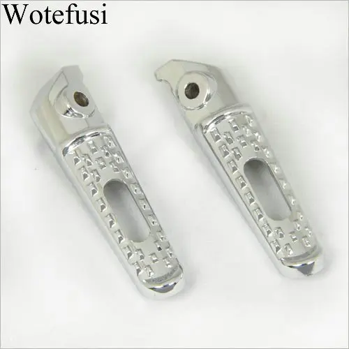 Wotefusi Silver Foot Pegs Front For CBR 600 RR 1000 RR 600 left&right Footrest [P454]