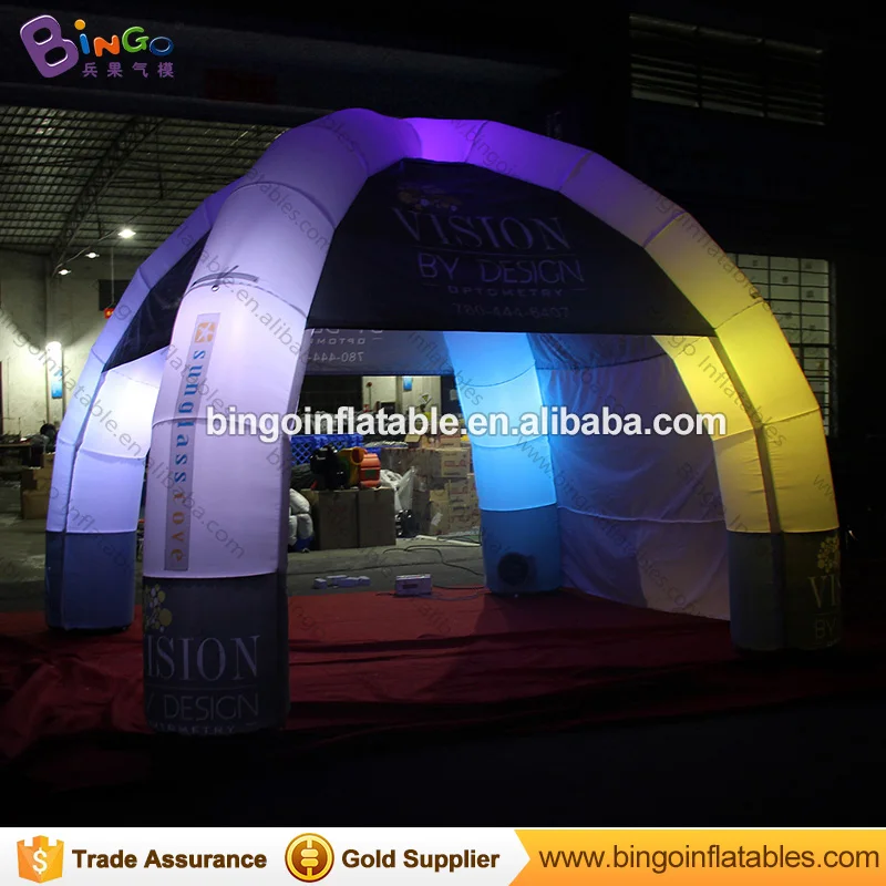 Venta caliente tienda de campaña de cúpula inflable tiendas de campaña tienda india para niños N adultos con luces que cambian de color tiendas de campaña China