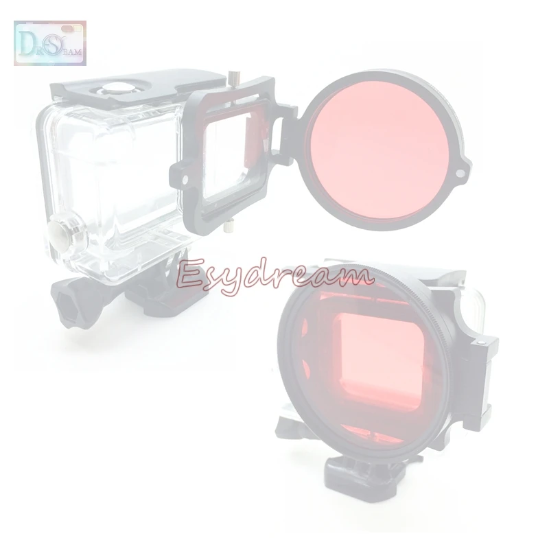 67 58 52 Waterproof Red Filter for Diving Underwater Photography Camera Housing Gopro Xiaomi Yi Color Conversion 52mm 58mm 67mm