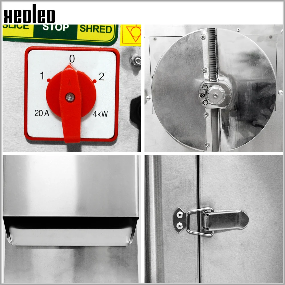 Xeoleo آلة تقطيع تقطيع البطاطس/الخيار/الفجل/الفواكه تقطيع الخضار الفولاذ المقاوم للصدأ kicafter سلطة القاطع