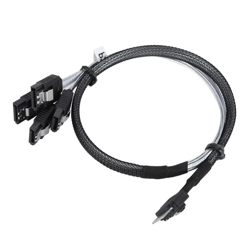 Mini SAS38P SFF-8654 to 4SATA Data Fast Data Sync Transmission Cable 0.5m-1M