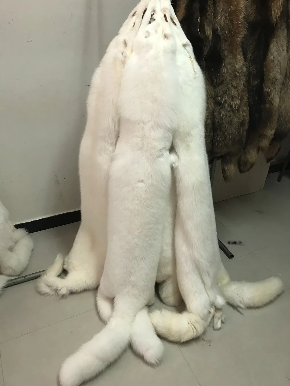 Different Quality Real Fox Fur Pelts / White Fox Fur/ White Fox Fur Skins