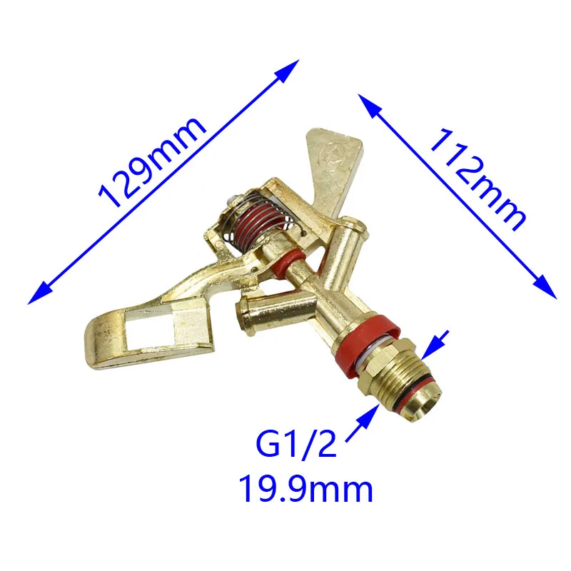 1/2 zraszacze zraszacze wodne z obrotowe ramię dysza wodna dysze natryskowe nawadnianie ogrodu ze stopu \
