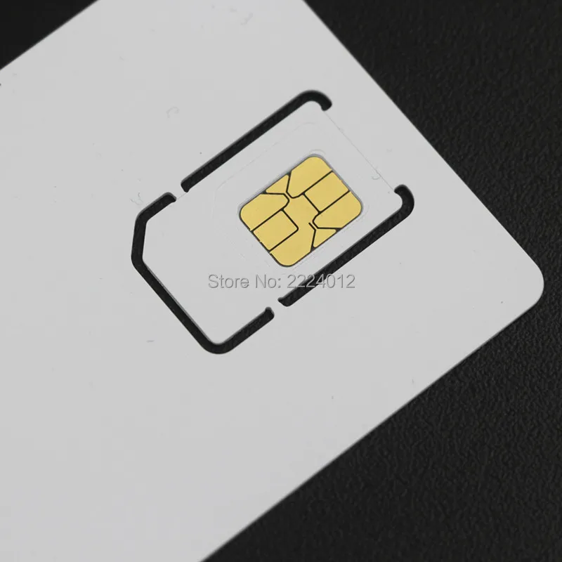 128K 4G Programmeerbare Lege Sim-kaart GSM WCDMA LTE Sim-kaart 2FF/3FF/4FF met ICCID IMSI KI OPC (OP) voor Operator Milenage algoritme