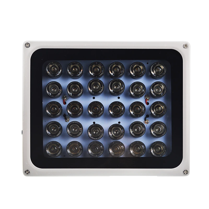 Imagem -04 - Impermeável Led Luz de Preenchimento para Câmera de Segurança Iluminador ir Lâmpada Infravermelha Matriz Visão Noturna ao ar Livre Cctv dc 12v 850nm 30 Pcs