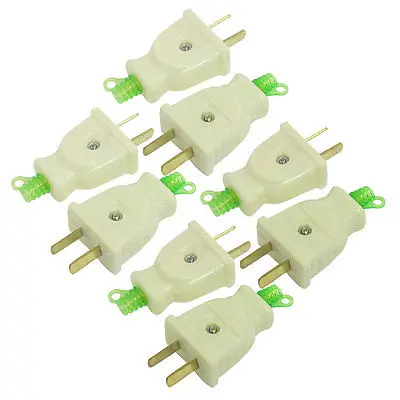 8 stücke AC 250 v 16Amp Power Stecker Kopf 2 Pin Elektrische UNS AU Stecker