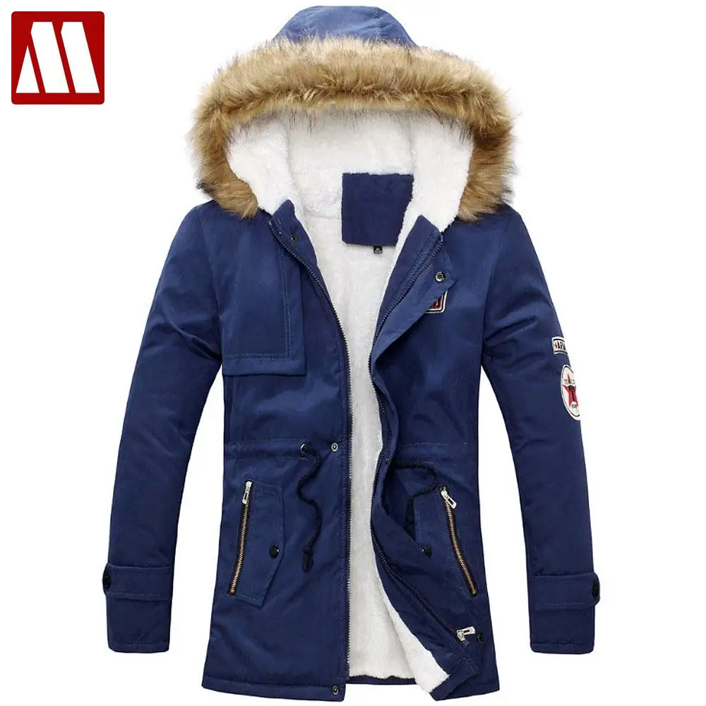 Fur Hoody Collar Jackets Men Overcoat Coats Parkas Good Quality Clothing New Hooded Warm Casual 2022 Fashion Men's Winter Jacket