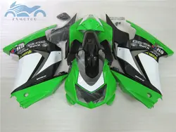 OEM quality Injection fairing kits for Kawasaki Ninja 250R 2008-2014 ZX250R sport motorcycle fairings set EX 250 08 09-14 green