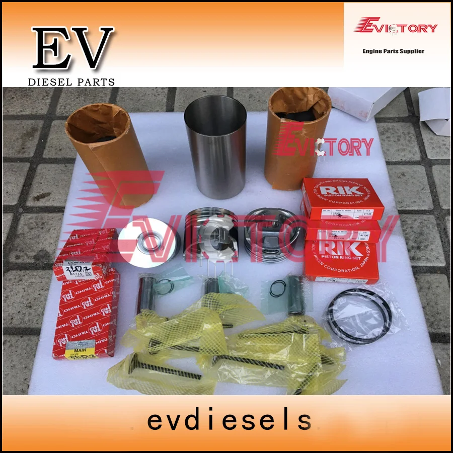 engine repair kit For Hiatch ZAXIS35U excavator 3LD2 piston+ring+liner+full gasket kit+bearing kit+Valve