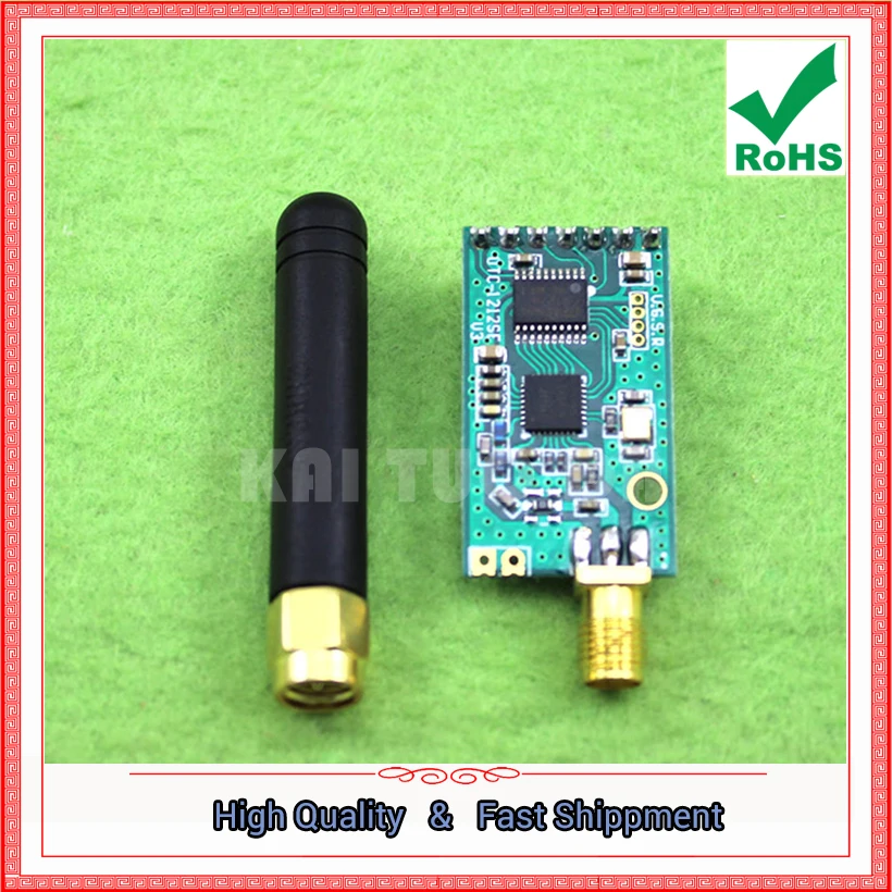 Wireless Serial Module Smart Car Classic Queen STM8 + SX1212 + 5CM Antenna Board (C4B6)