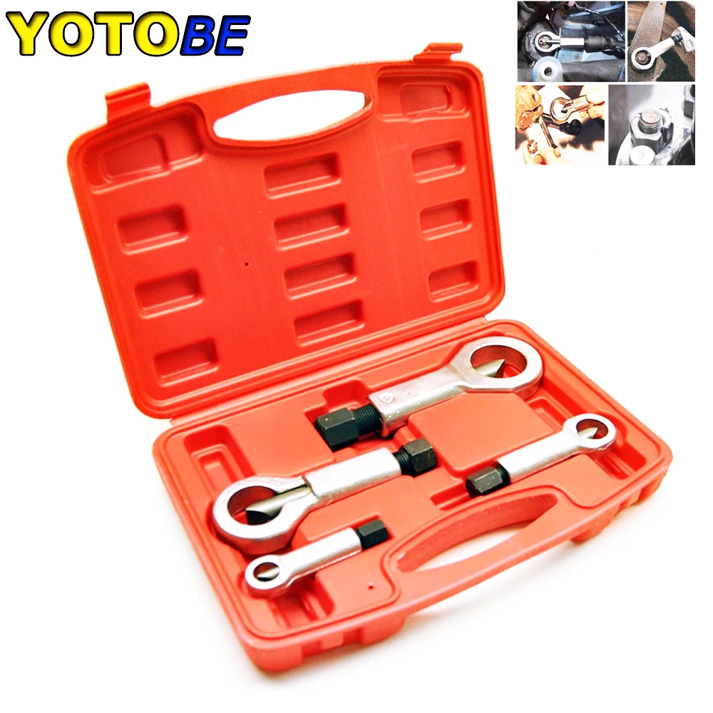 4pcs  9-27MM Professional Nut Splitter Cracker Remover Extractor Tool Set Rust Nut Removal Puller Damaged Screw Repair Tool Auto