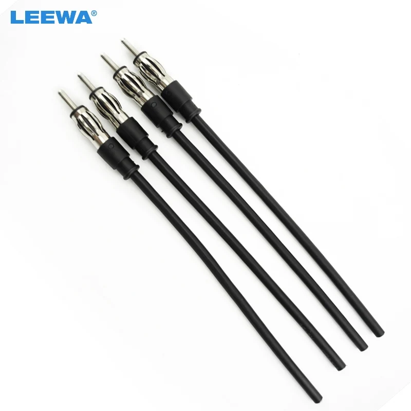 

LEEWA 1pc Universal Car Radio Male Antenna Adapter Wire Cable Aftermarket Stereo Adapting For Toyota modern FM conversion line