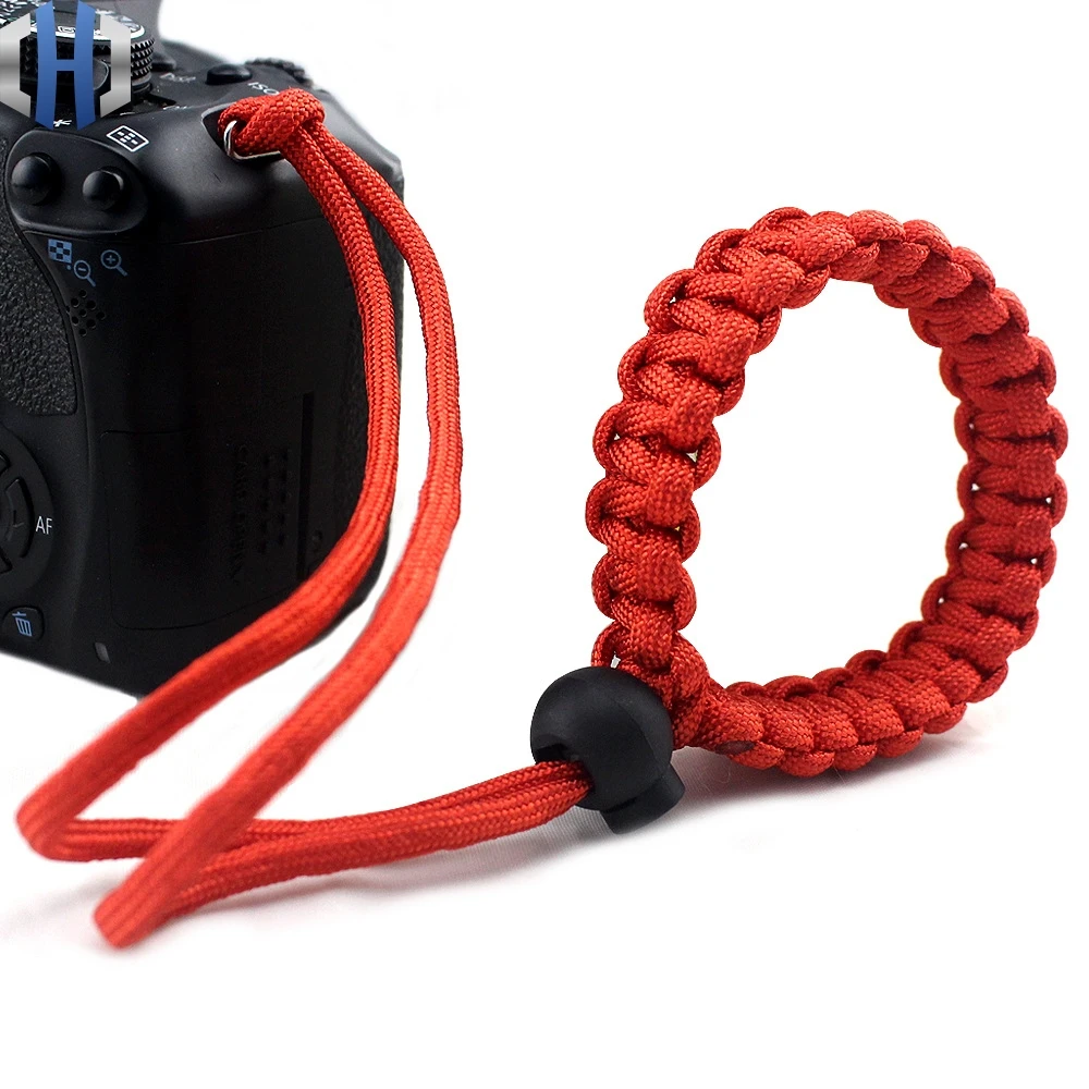 Outdoor Photography Camera Rope Personality Accessories Survival Wrist Band Digital Camera Wrist Band SLR Camera Wristband EDC