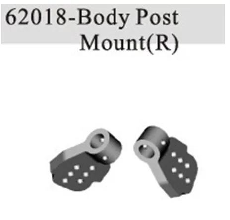 

HSP part 62018 Body Post Mount (R) For 1/8th Monster Truck Buggy Car scale model vehicle spare parts