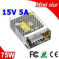 MS-75-15 75W LED Switching Power Supply 15V DC 5A Transformer 110V 220V AC to DC Output