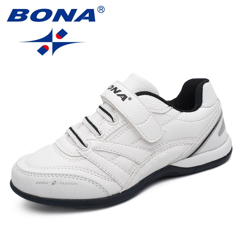 BONA nowy styl klasyczny dzieci obuwie Hook & Loop buty dla chłopców Outdoor Walking Jooging Sneakers wygodne bezpłatna wysyłka