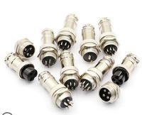 12mm GX12 16mm GX16-2/3/4/5/6/7/8/9/10/12/14/15 Pin Male Female Panel Power Chassis Metal Connector Aviation Plug Socket GX20