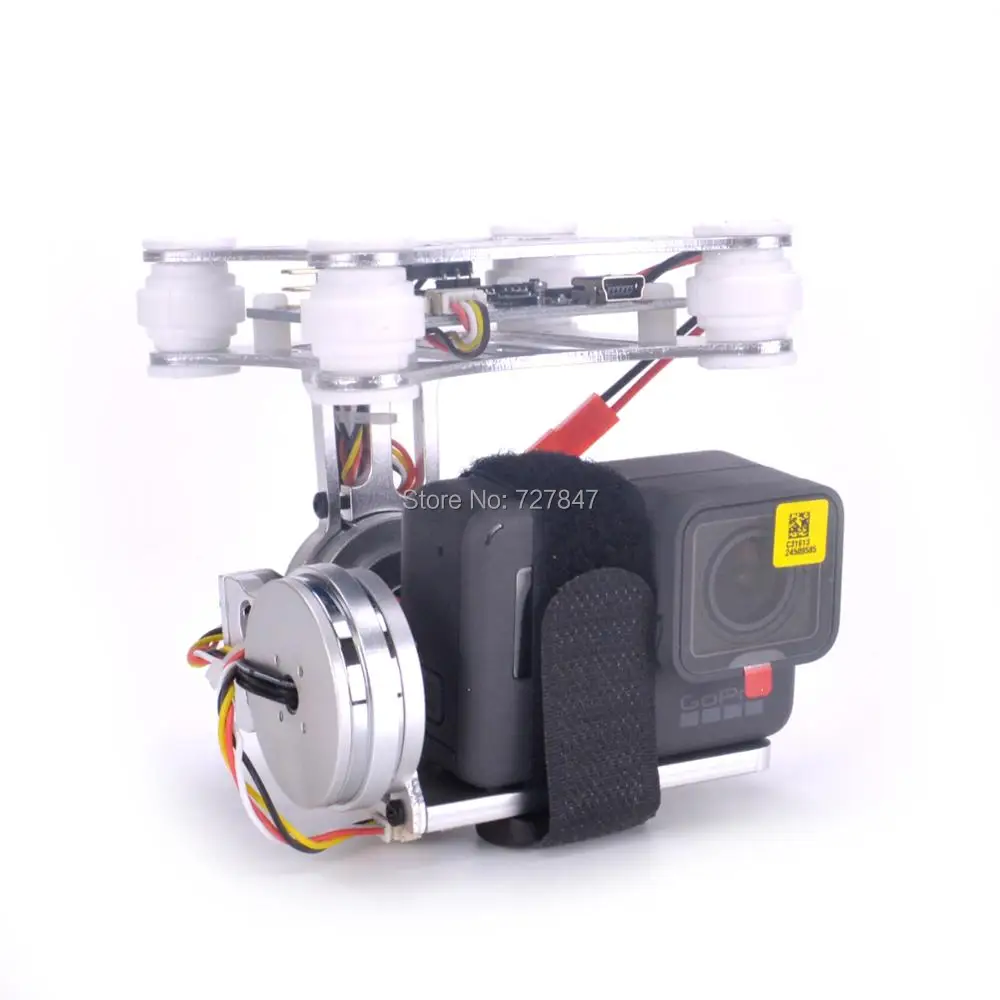 RTF FPV 3-AXIS / Lightweight 2-AXIS Brushless Gimbal Board for Gopro3 4 Gopro Hero 5 6 Gopro session SJ4000 RC drones