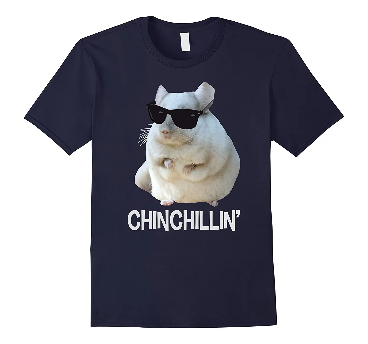 

2019 Hot sale Fashion 100% cotton Chinchillin' T-Shirt Funny Chinchilla Lovers Cool Gift Tee shirt