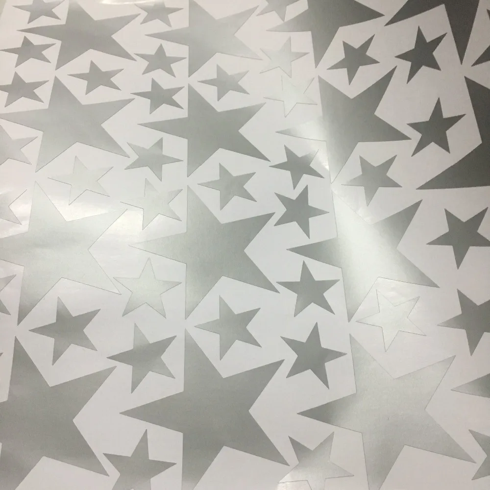 163pcs/set Mixed Size 3-9cm Cartoon Gold Starry Wall Sticker For Kids Child Rooms Decoration Art Mural Cute Stars Wall Decals