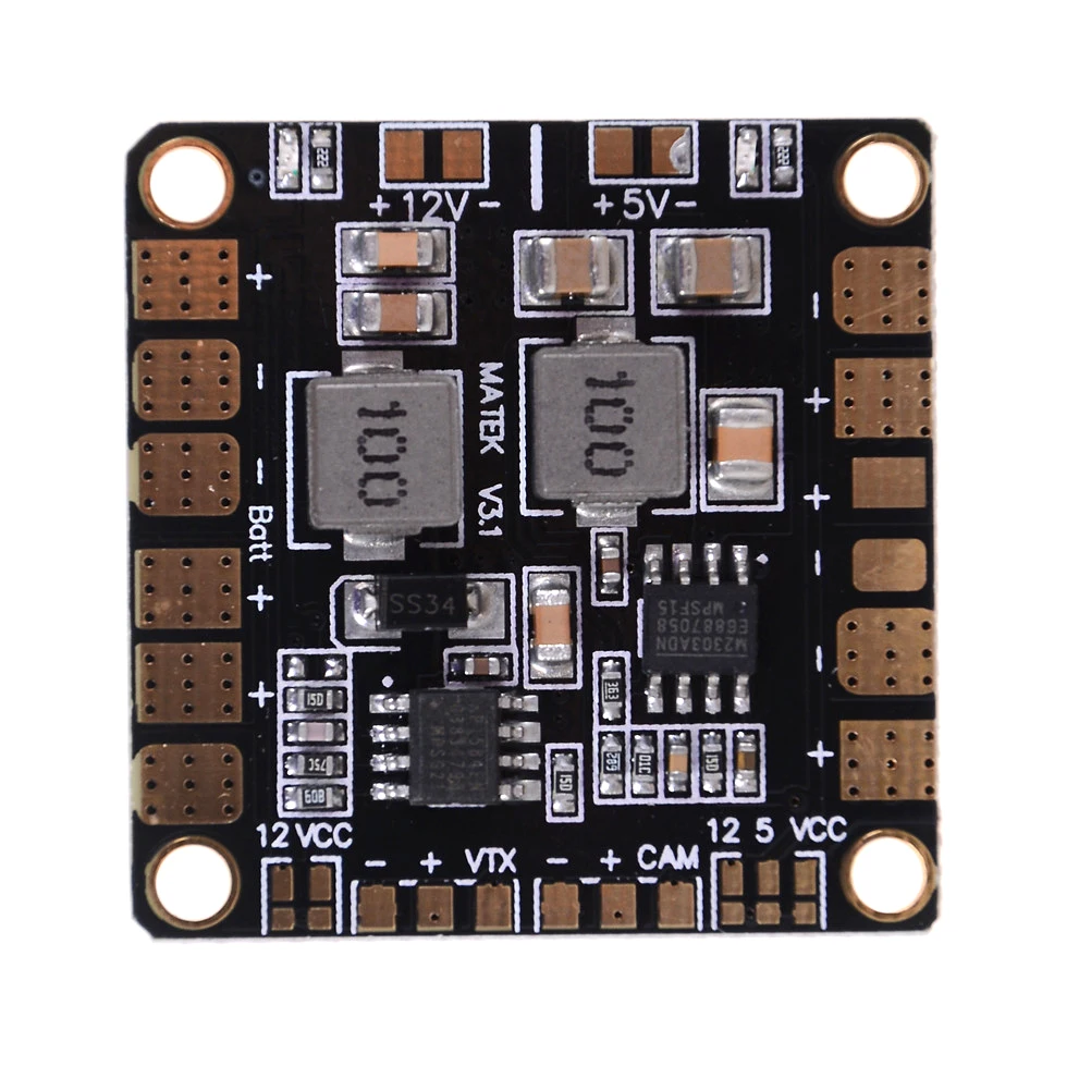 Power Distribution Board PDB  Quadcopter Power Hub Power Distribution Board PDB with BEC 5V & 12V for FPV