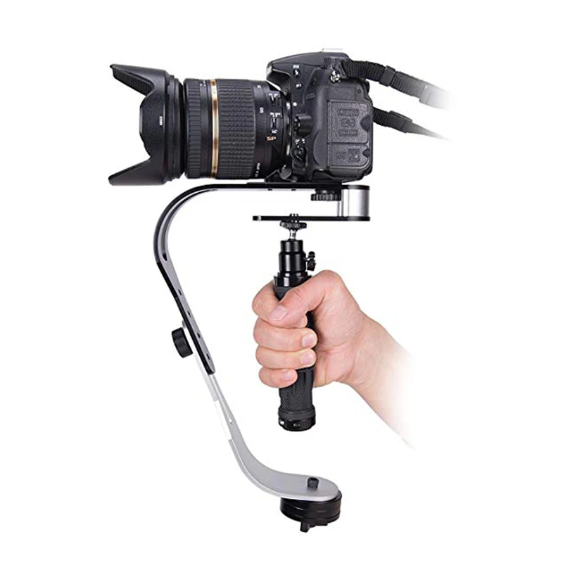 Digital Camera Stabilizer Alloy Aluminum Mini Handheld Video Steadicam Mobile DSLR 5DII Motion DV Steadicam for Gopro