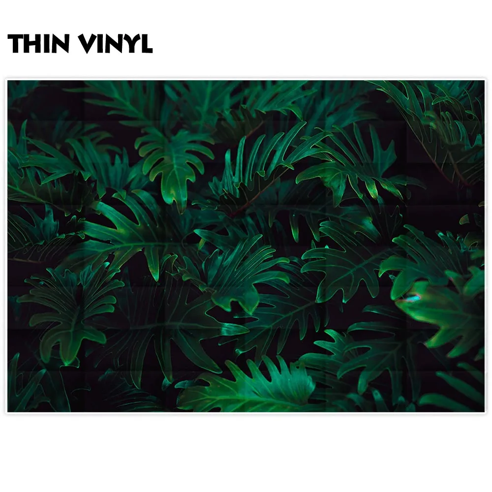 Funnytree изображением леса узора из точек и тропический зеленый экран листья природа летний день рождения джунгли вечерние тематический фон для фото