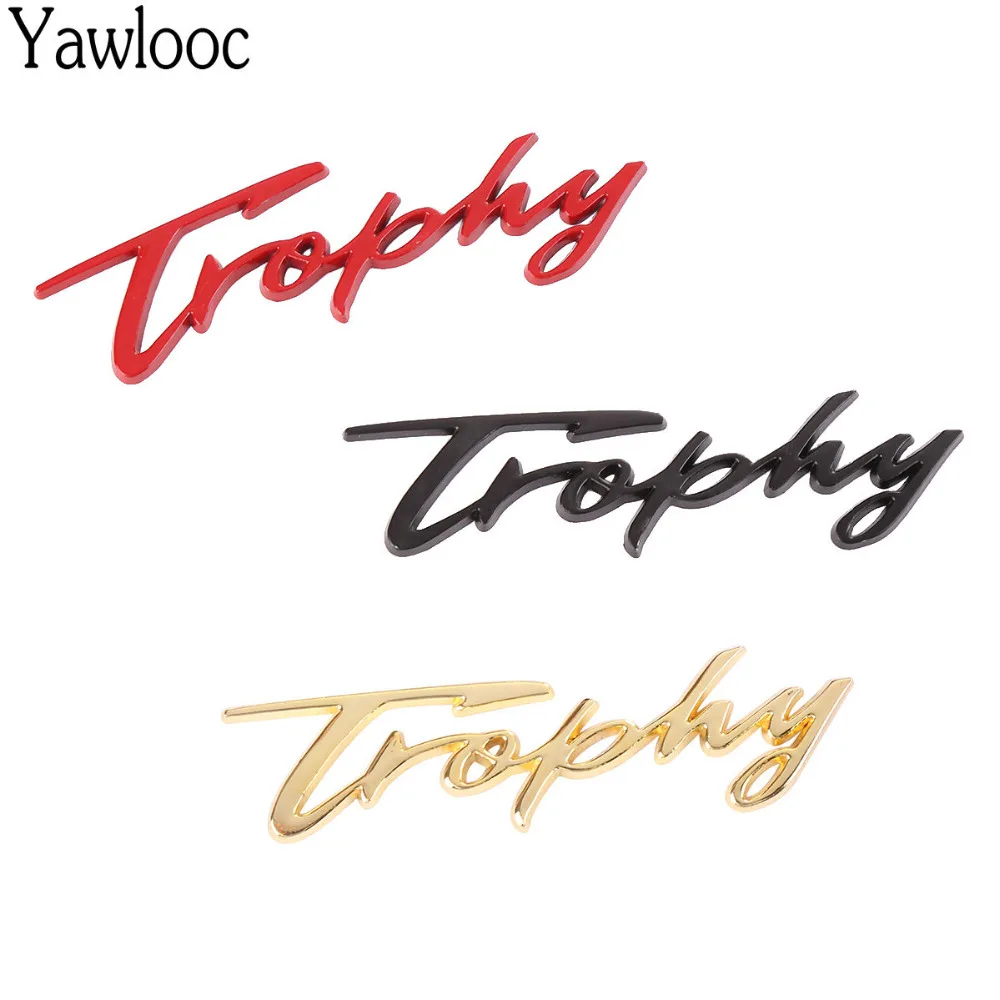 Yawlooc Trophy VIP Style Premium Car Auto C Pillar Side Emblem Sticker Fender Badge Honor Automobile Tuning Car Styling