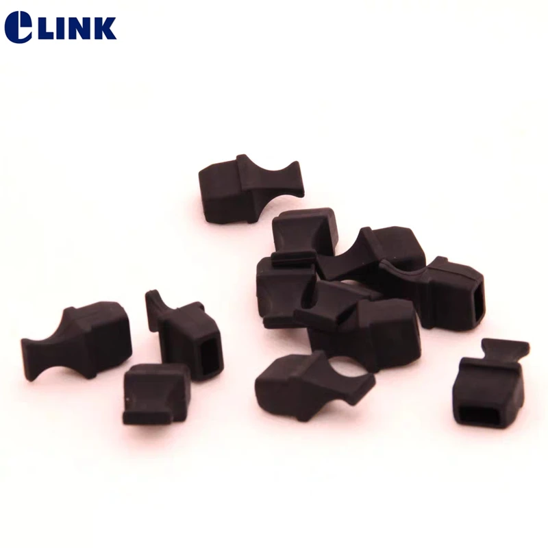 SFP dust cap 2000pcs for SFP transcever switch port black silicone ftth protective plug free shipping