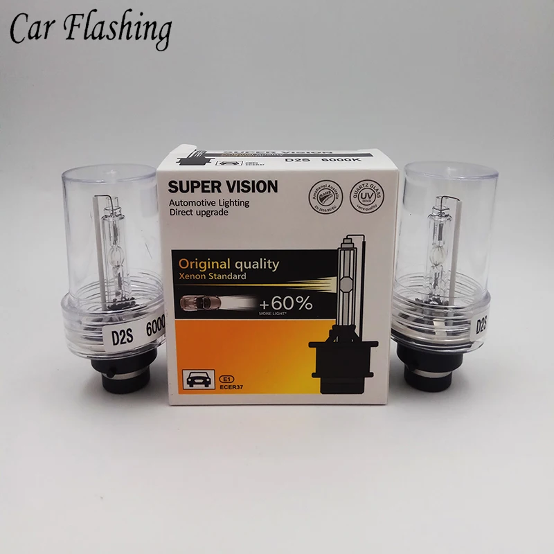 Car Flashing 1 Pair xenon HID Bulb D1S D1R D2S D2R D3S D3R D4S D4R HID Lamp Headlamps 35W 4300K 6000K 8000K 10000K Replacement