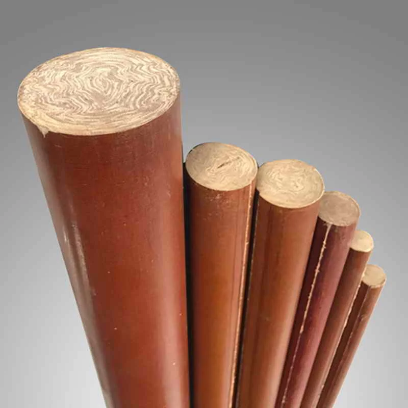 50cm Phenol-formaldehyde resin rods coffee color insulating bar bakelite rod stick dia.8mm~40mm