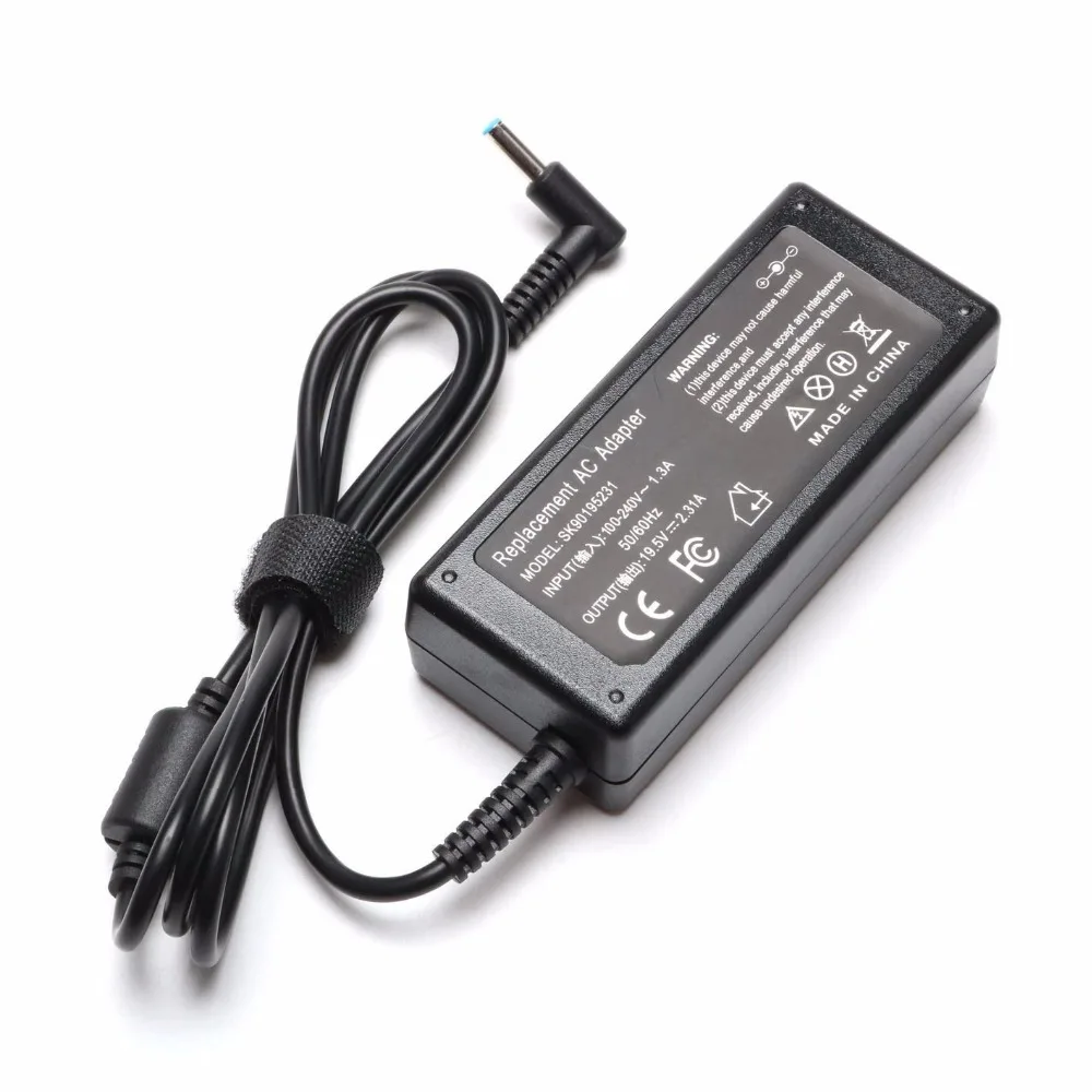 19.5V 2.31A DC4.5* 3.0mm Adapter/Power Cord Supply for  Pavilion 11 13 15 elitebook Folio 1040 g1; Stream 13 11 14; touchsmar