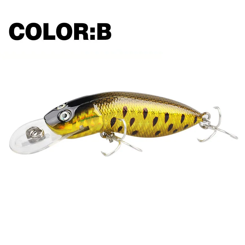 Mr.Charles MR39S  lure , 70mm/9.3g high quality minnow hard bait 0-1.0M Floating 3D Eyes Fishing Tackle