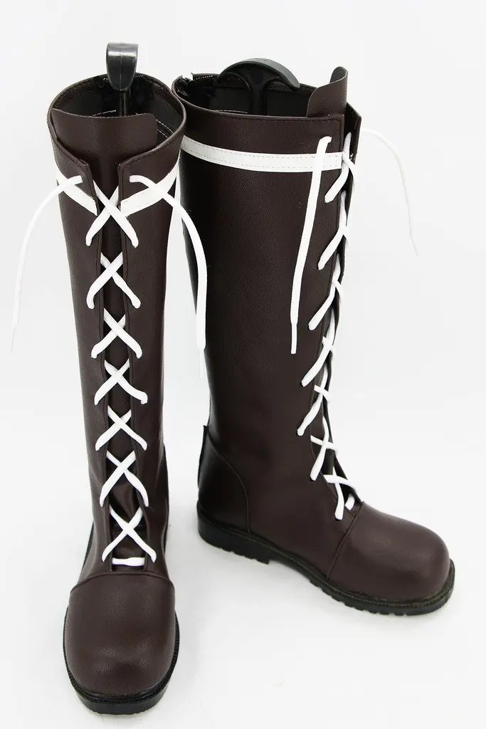Kuroshitsuji Mey Rin Shoes Cosplay Black Butler Mey Rin Cosplay Boots Shoes Custom Made Any Size