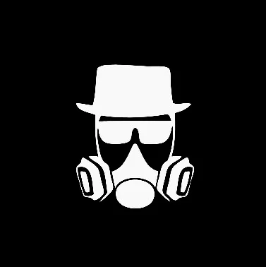 10x12cm Heisenberg Gas Mask Car Styling Sticker Decal Vinyl Sticker Fun Bumper Sticker Gift Car Accessories Removable T201