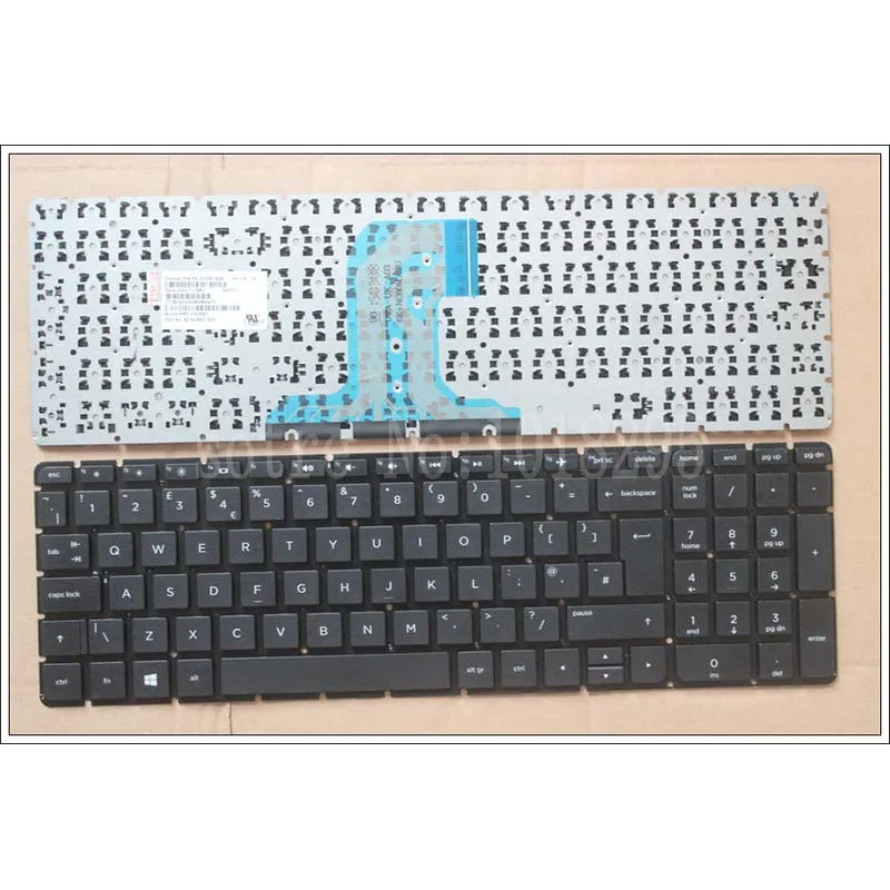 

New UK Laptop keyboard For HP 250 G4 256 G4 255 G4 15-ac 15-ac000 15-af 15-af000 no Frame Teclado Keyboard PK131EM1A09 NSK-CWASC