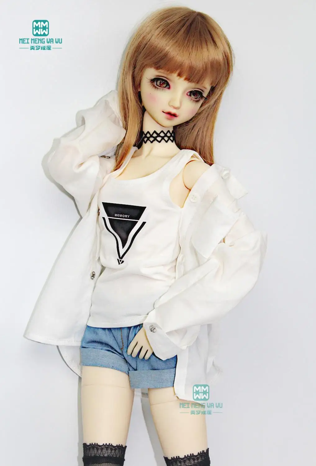 BJD accessories doll clothes for 1/3 BJD DD doll fashion Fashion boyfriend shirt, vest