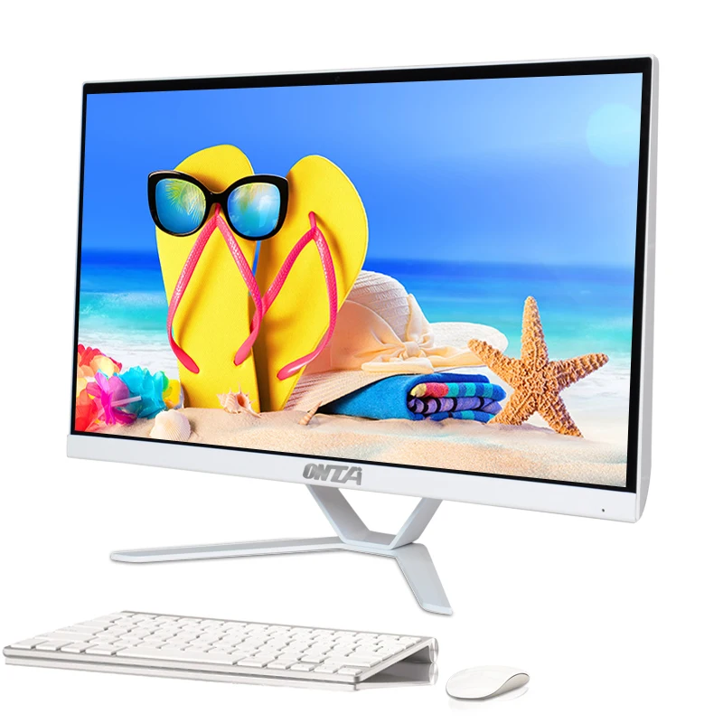 Display Screen monitor 24  inch CPU 8th i5 8500 RAM 16GB DDR4 HD 1TB SSD OS win7 desktop computer pc