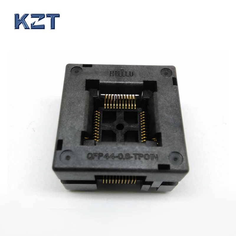 

TQFP44 FQFP44 QFP44 to DIP44 Burn in Socket OTQ-44-0.8-14 Pitch 0.8mm IC Body Size 10x10mm Open Top Test Adapter