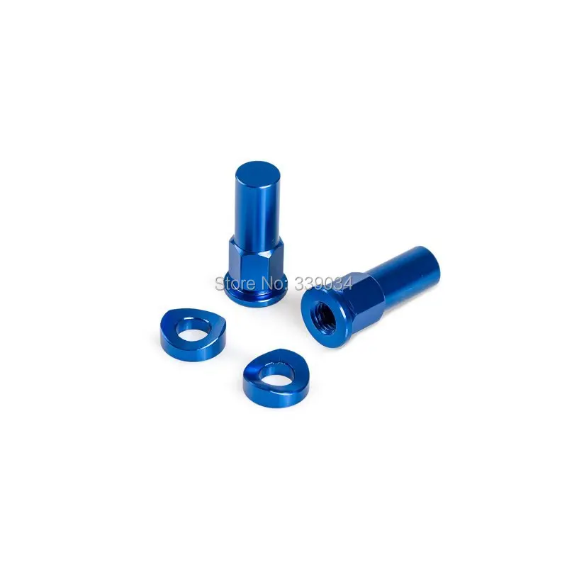 

New Motocross Dirt Bike Rim Lock Nut & Washer Kit For Husaberg Husqvarna TE/FE, For Yamaha YZ/YZ F/WR, Blue