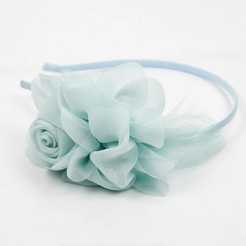 FS Pink Green Fascinator Church Hats For Women Elegant Luxury Headband Cocktail Tea Party Pillbox Hat With Flower Chapeau Femme